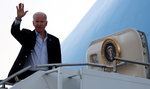 Joe Biden w Rzeszowie. Zjadł pizzę z amerykańskimi żołnierzami, a potem spotkał się z prezydentem Dudą