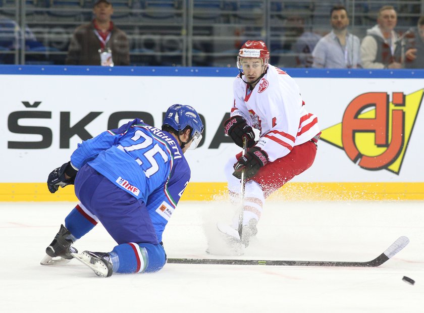 Hokejowa mistrzostwa świata 1A: Polska - Włochy 1:2