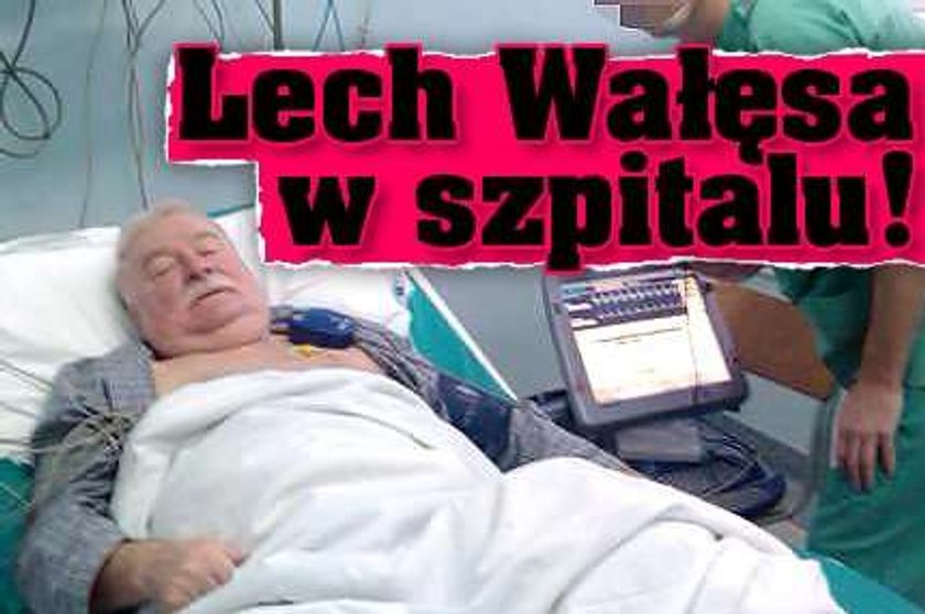 Lech Wałęsa w szpitalu!