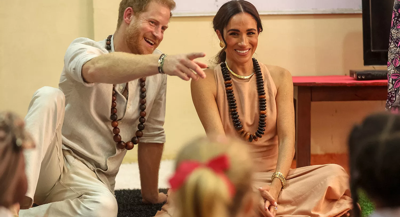 Prince Harry and Meghan Markle in Nigeria [apphotos]