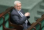 Na zdjęciu: minister spraw zagranicznych Witold Waszczykowski na sali obrad Sejmu. Fot. Paweł Supernak/PAP