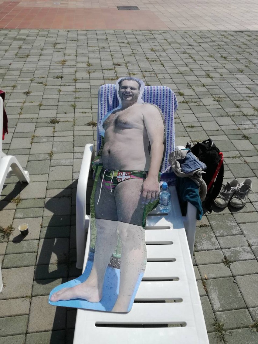 Trifke našao vremena i za sunčanje