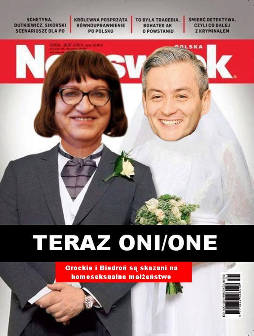 Parodie okładki Newsweeka