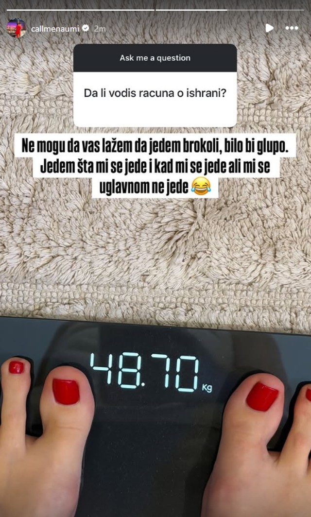 Mina Naumović (Foto: Instagram)