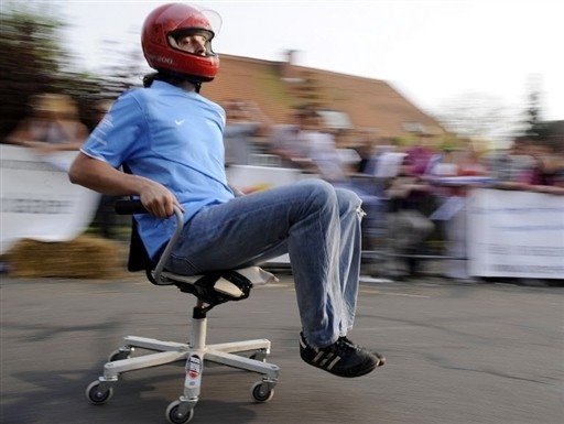 GERMANY - LEISURE - CHAIR - RACE - OFFBEAT