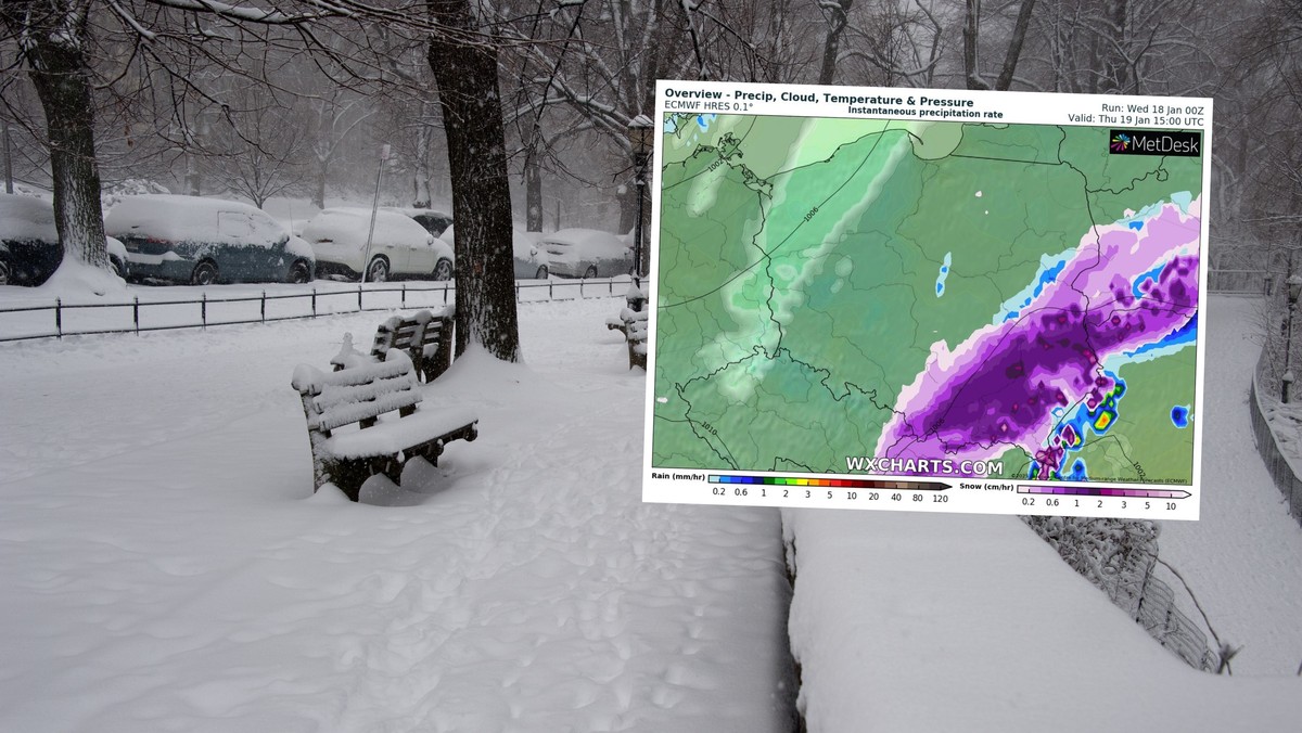 Zima przestaje żartować. Mróz i nowa śnieżyca [PROGNOZA]