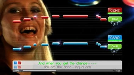 Screen z gry "SingStar ABBA"