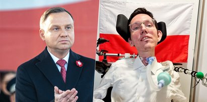 Jeżdżący na wózku Wojtek pokazał prezydentowi, jak bardzo się myli ws. niepełnosprawnych. Jest odpowiedź Andrzeja Dudy