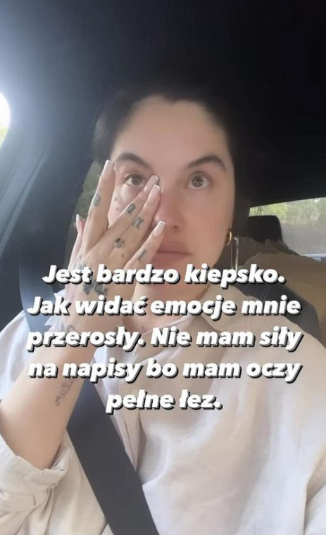 Aleksandra Żuraw relacja na Instagramie