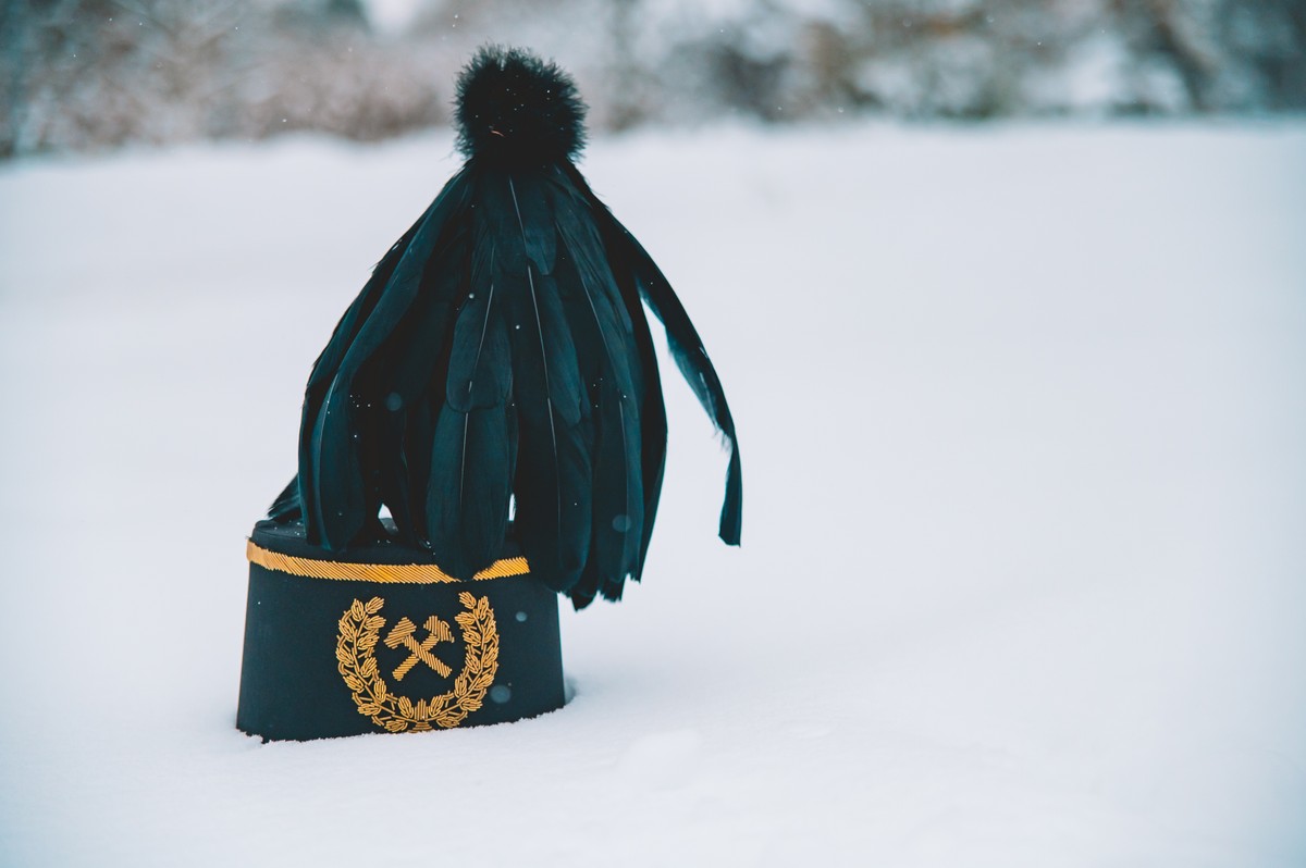 górnik, górnictwo, zima