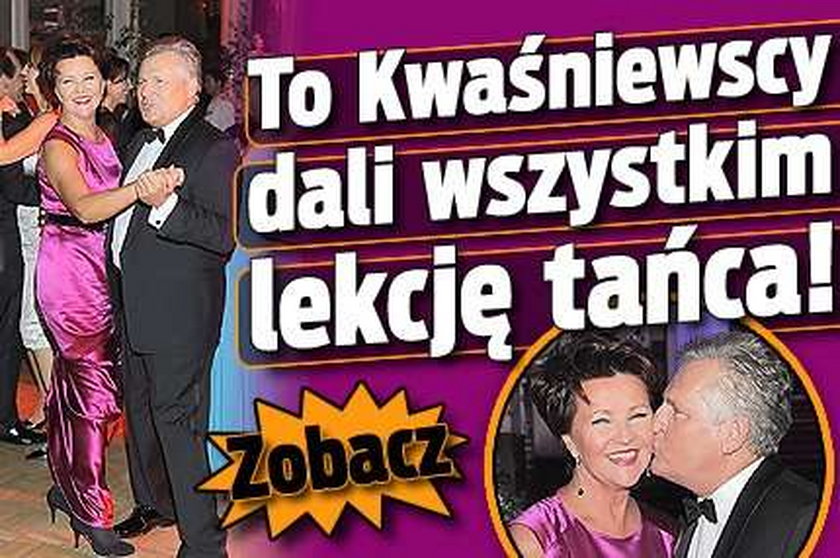 Kwaśniewscy dali wszystkim lekcję tańca. FOTY