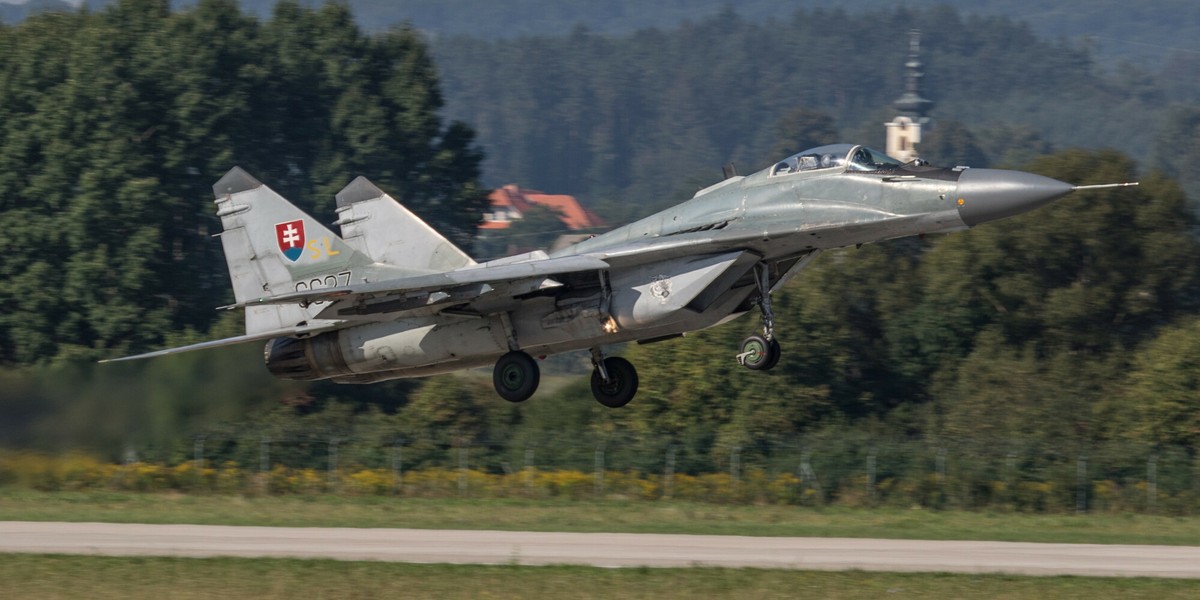 MiG-29 Slowackich Sil Powietrznych.