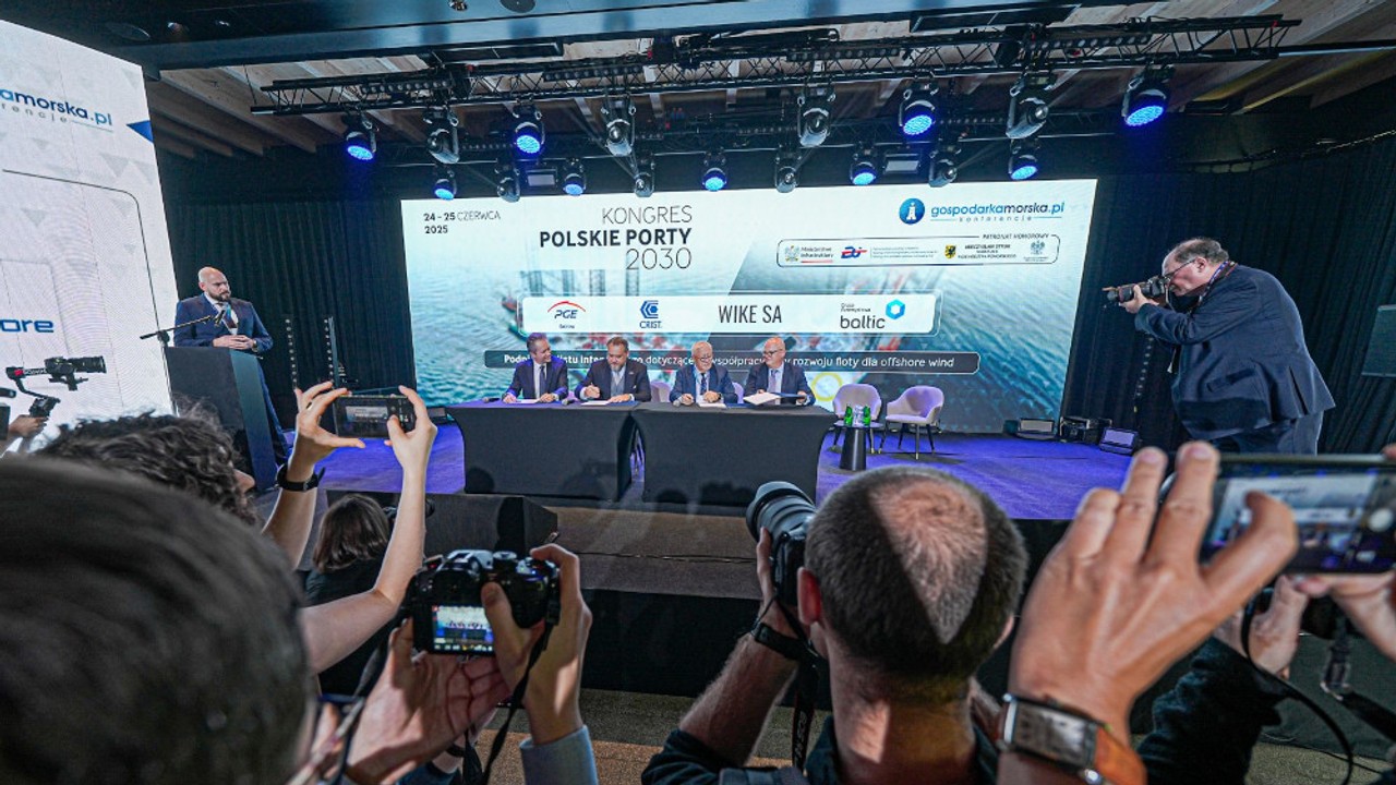 PGE Baltica, CRIST, WIKE i Grupa Przemysłowa Baltic chcą współpracować przy budowie statków instalacyjnych i serwisowych
