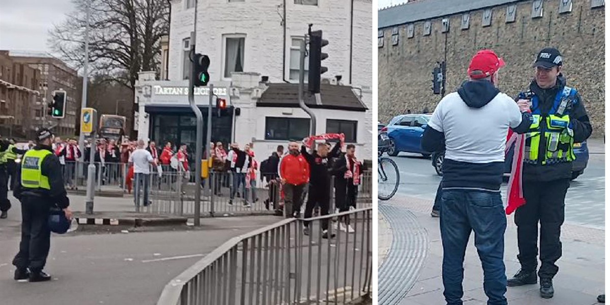 Polscy kibice tłumnie przybyli do Cardiff. 