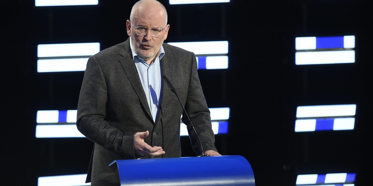 Timmermans nie będzie szefem KE? Jest sprzeciw