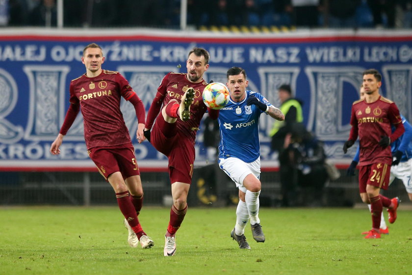 Pilka nozna. Ekstraklasa. Lech Poznan - Legia Warszawa. 23.02.2019