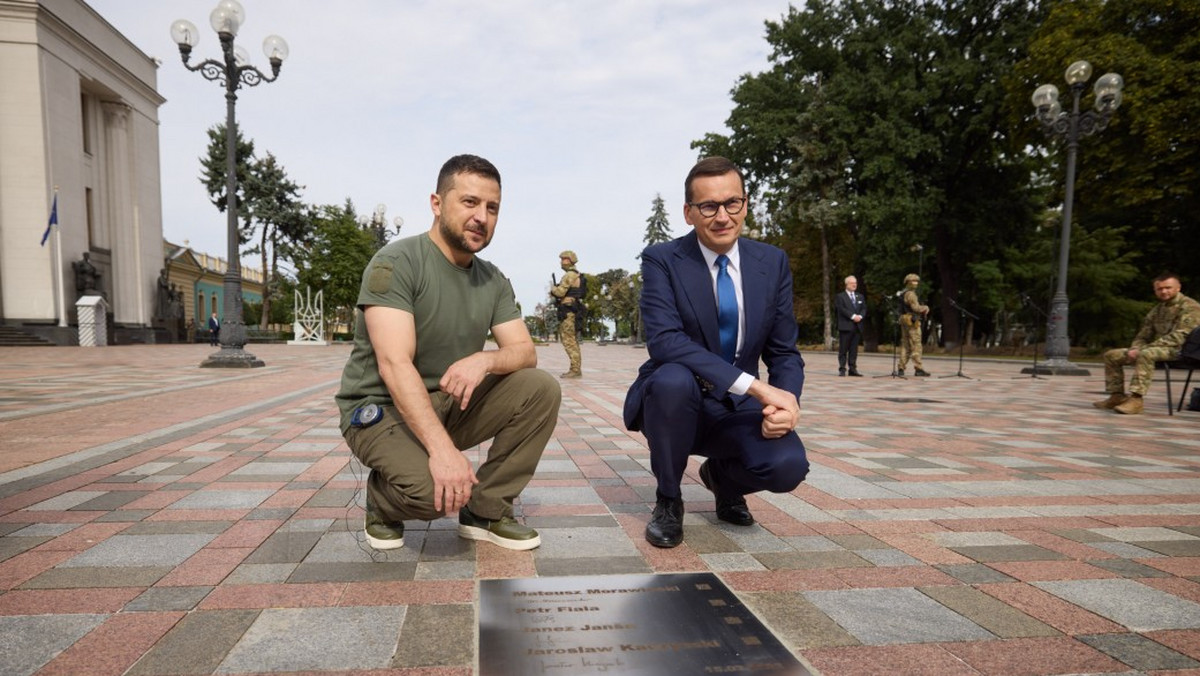 Wołodymyr Zełenski opublikował wpis. Jest odpowiedź Mateusza Morawieckiego