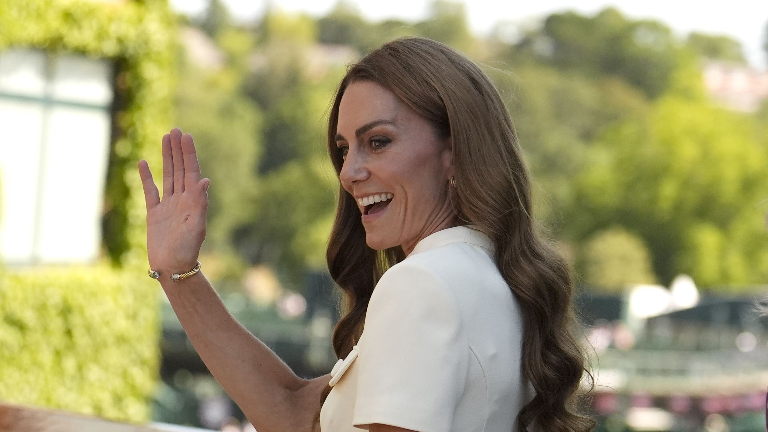Kate arrives at Wimbledon for women's final trophy ceremony