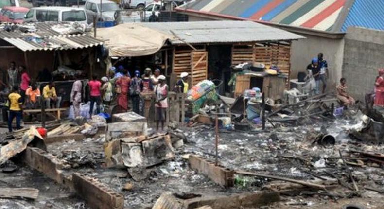 Primary school containing electoral materials set ablaze in Benue (illustration)