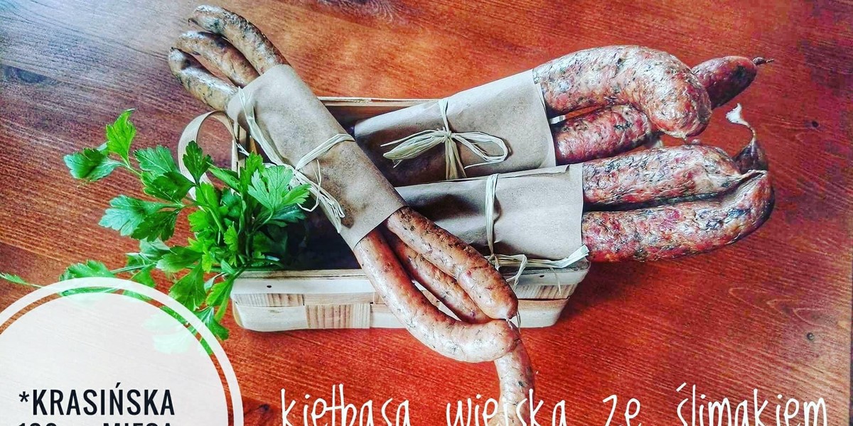 kiełbasa ze ślimaków