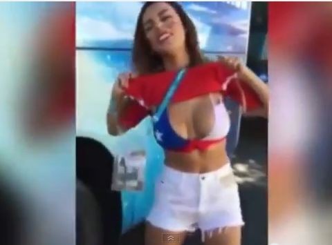 Dziennikarka z Chile gwiazdą mundialu. Jhendelyn Nunez pokazała piersi