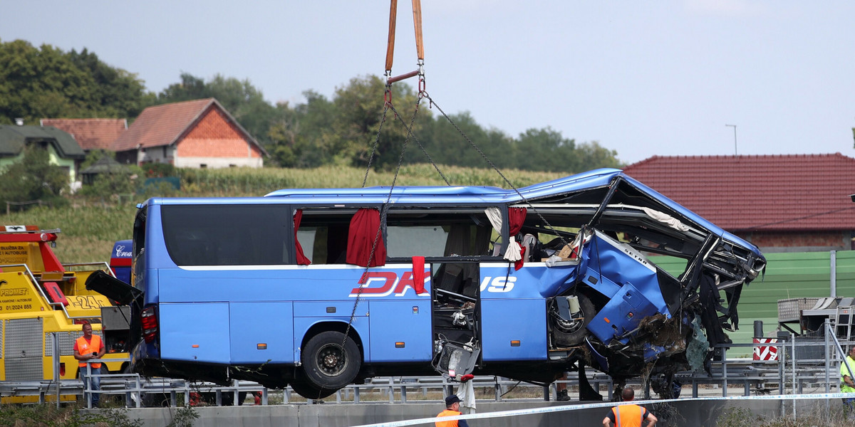 Do wypadku doszło w sobotę nad ranem w Chorwacji.