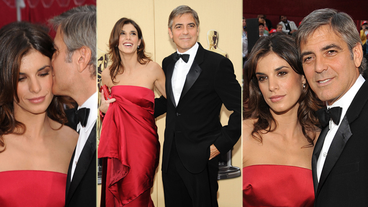 George Clooney z dziewczyną na Oscarach