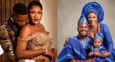 BBNaija's Tobi Bakre and his wife welcome their second child Kamila
