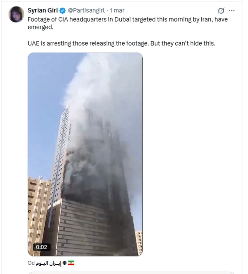 Ai fotografije i objave o ratu u Iranu i Dubaiju