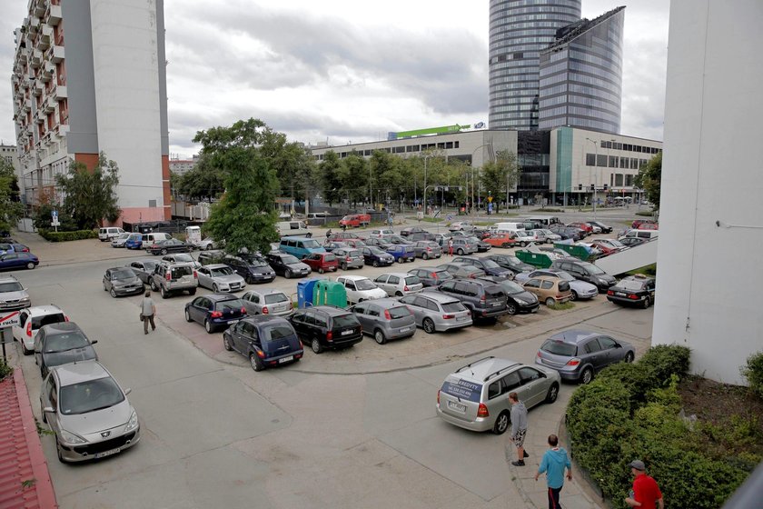 Tutaj mógłby powstać piętrowy parking