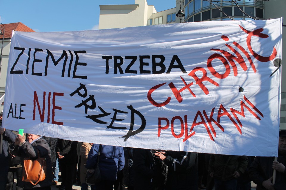 Protest rolników w Warszawie