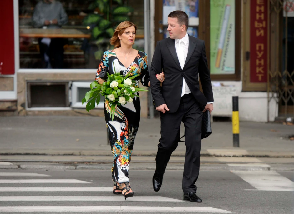 Srđan Predojević sa ženom