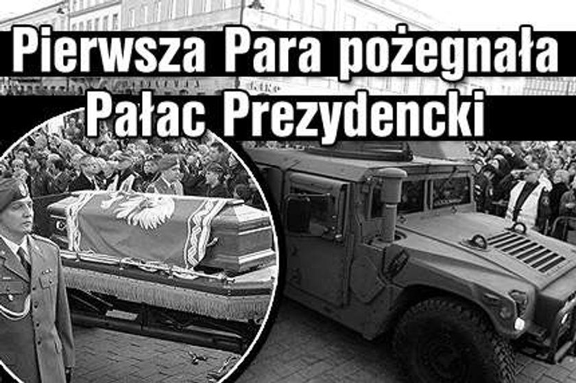 Pierwsza Para pożegnała Pałac Prezydencki