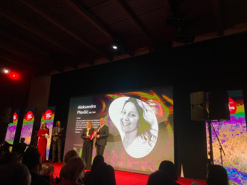 Dr Aleksandra Plavšić, dobitnik Medicinskog oskara