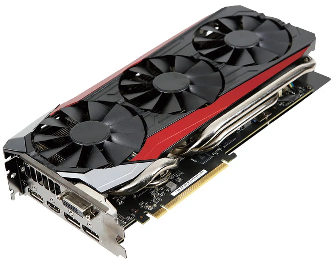 Radeon R9 390 w wykonaniu Asusa jest długi - ma aż 30 centymetrów długości.