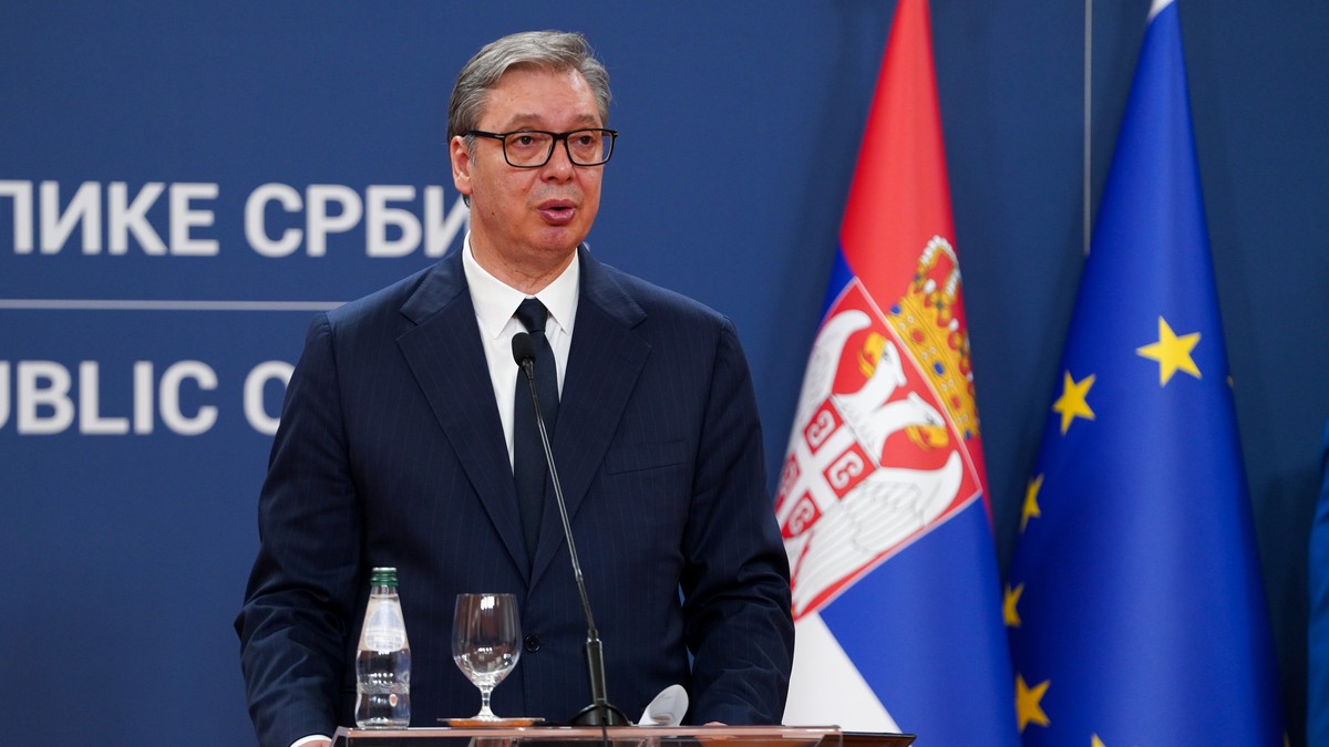 Predsednik Srbije Aleksandar Vučić sa predsednikom Evropskog saveta Antonijom Koštom