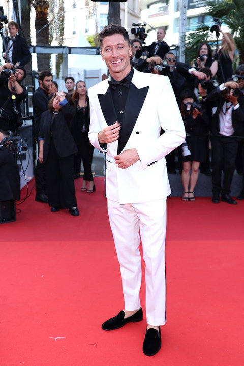Robert Lewandowski w Cannes