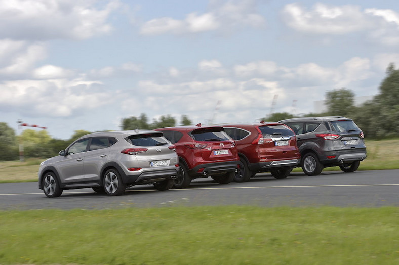 Ford Kuga, Honda CR-V, Hyundai Tucson, Mazda CX-5