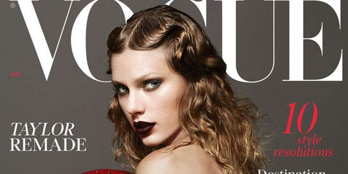 Na okładce styczniowego wydania "Vogue UK" znalazła się Taylor Swift