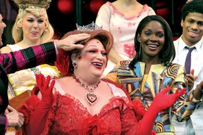 Harvey Fierstein; a star turn onstage in Hairspray