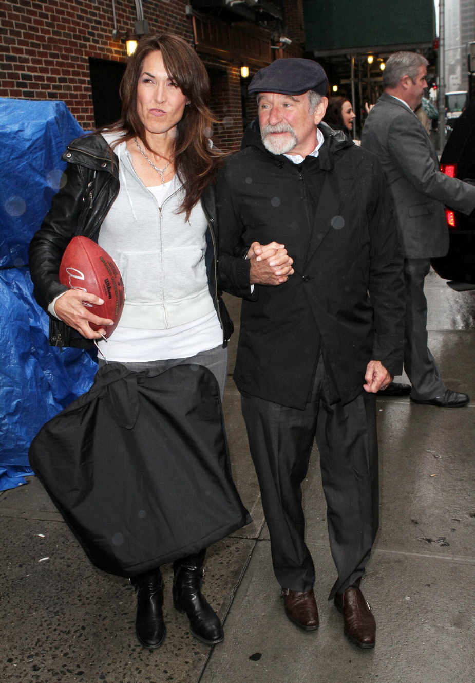 Robin Williams z żoną Susan Schneider