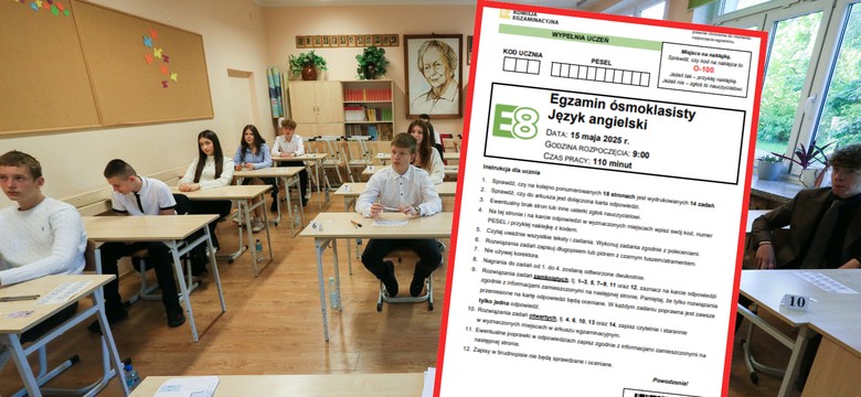 Egzamin ósmoklasisty 2025. Język angielski [ARKUSZE CKE]