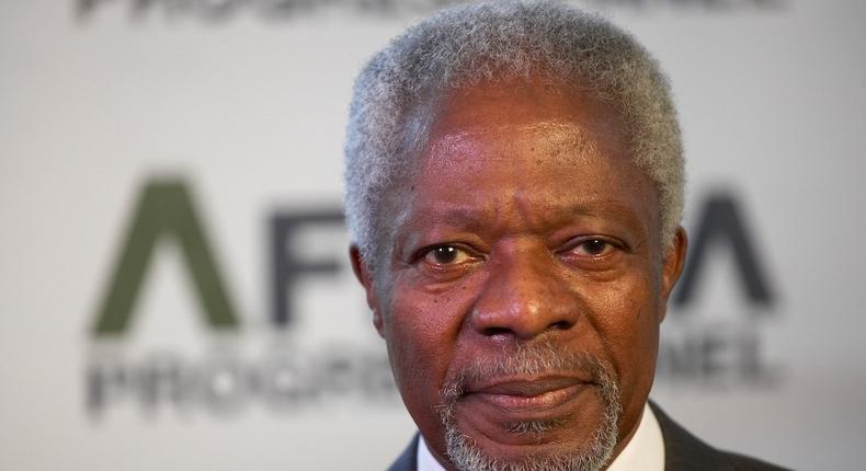 Former UN General Secretary Kofi Annan 