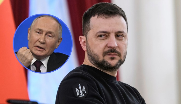 Zełenski: Putin boi się USA. Ludzie zaczęli żartować