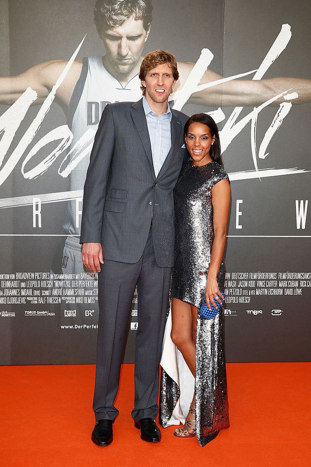 Dirk Nowitzki z żoną