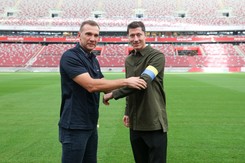 Szewczenko podziękował Lewandowskiemu. 'Cała Ukraina będzie kibicować Polsce na mundialu'