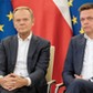 Przewodniczący PO Donald Tusk i lider Polski 2050 Szymon Hołownia