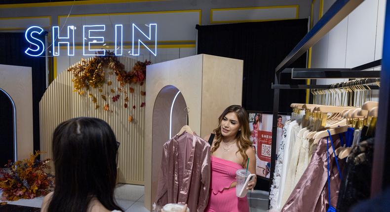 Shoppers at a  brick-and-mortar pop-up inside Forever 21 at the Ontario Mills Mall in Ontario, Canada.Allen J. Schaben/Los Angeles Times/Getty Images