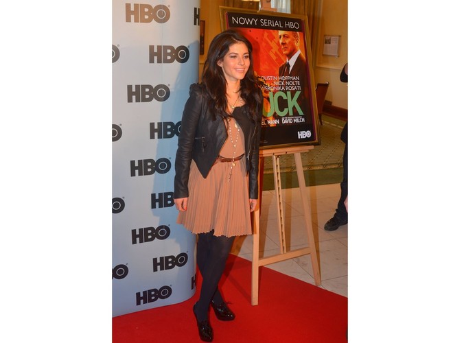 Weronika Rosati promuje serial 'Luck'