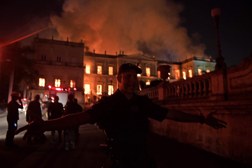 Pożar Muzeum Narodowego w Rio de Janeiro